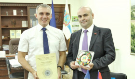 Consul general and Mikolaiv's Mayor official meeting