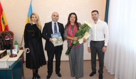 Consul General and Bilgorod's Mayor official meeting